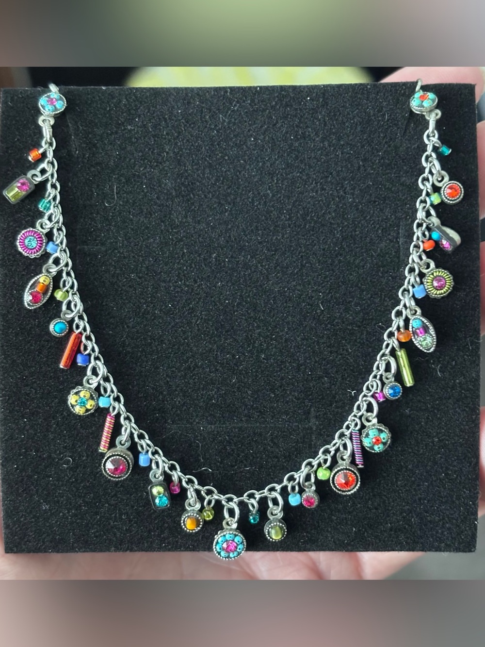 “Delicate” Mosaic Necklace by Firefly Jewelry